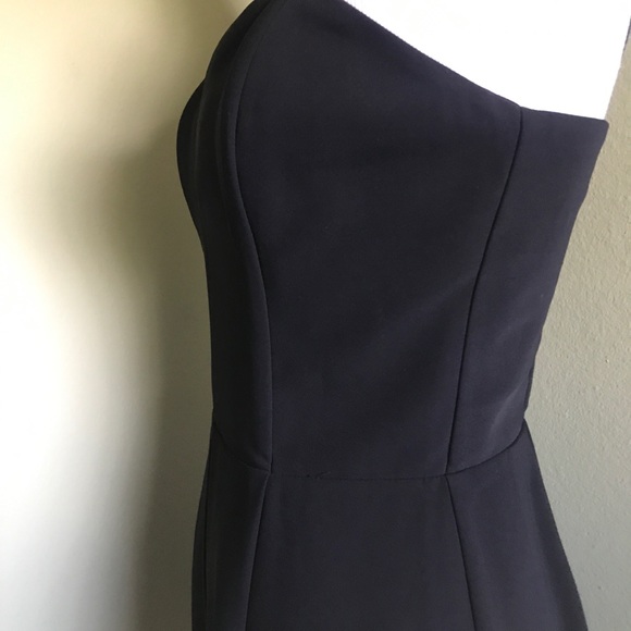 Amanda Uprichard women’s Sweetheart Neck Black Romper Size 4 - Picture 6 of 11